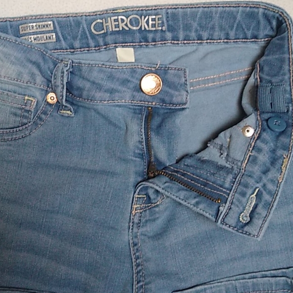Cherokee Super Skinny, Stretch Jeans Girls Size 12 - Picture 6 of 7